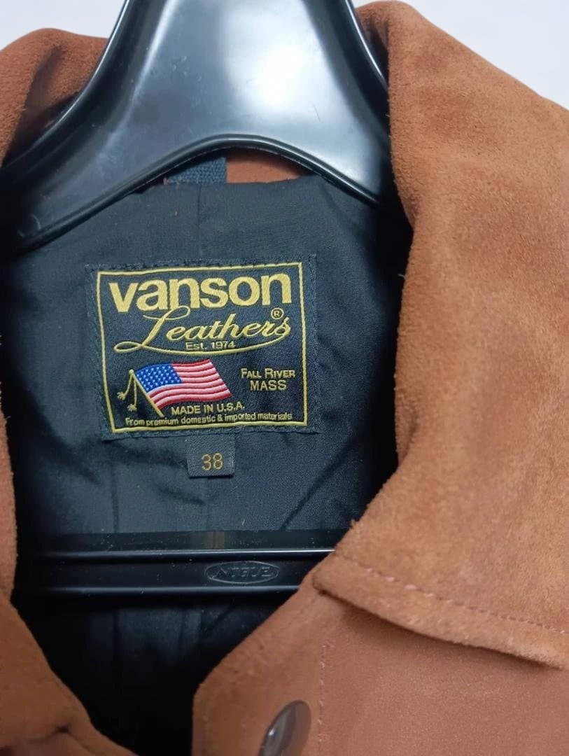 VANSON SUEDE JACKET made in usa　新品　未使用