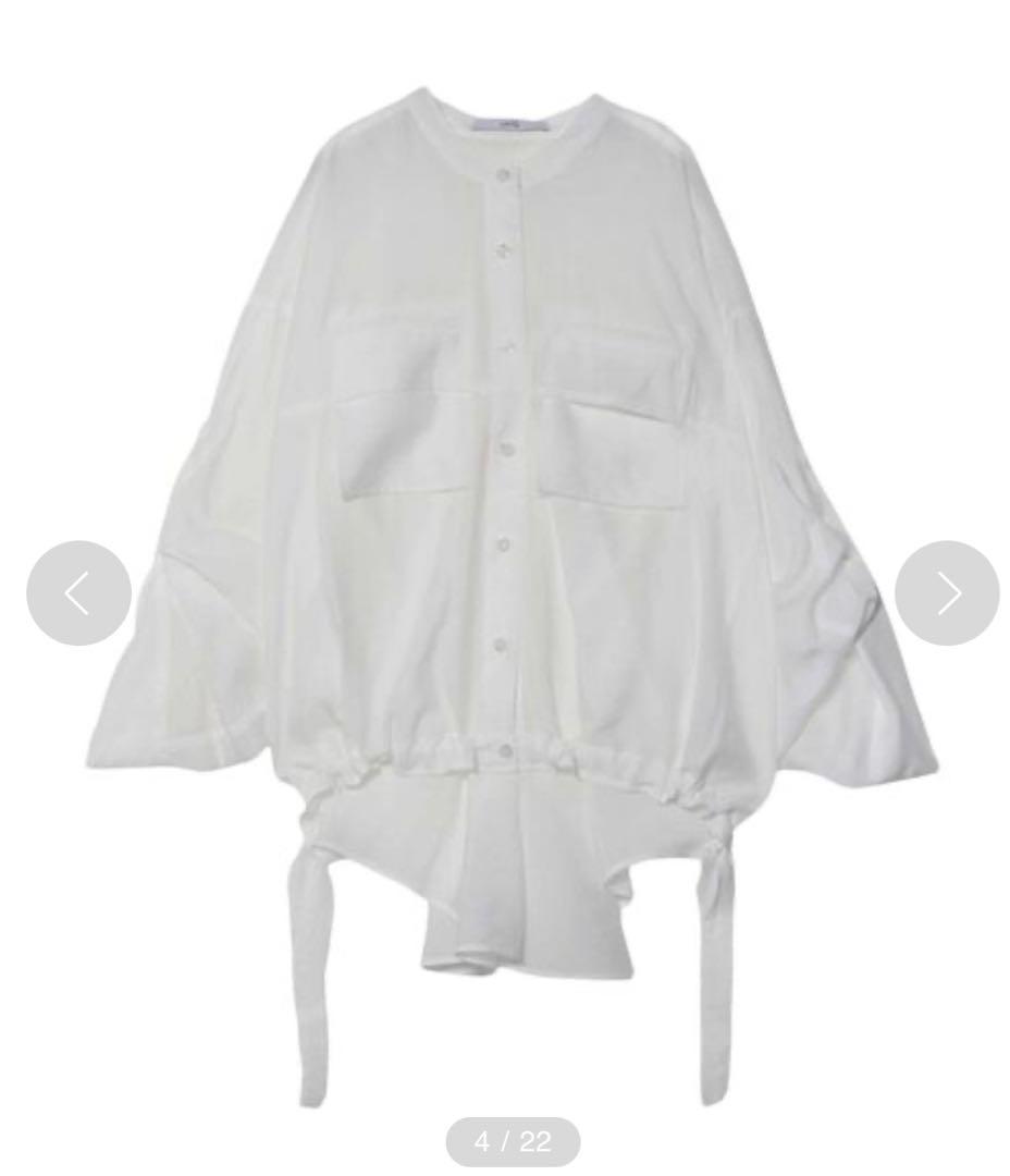 UN3D. アウトポケットドルマンシャツ