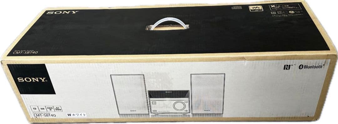 SONY CMT-SBT40 ホームオーディオシステム ホワイト色