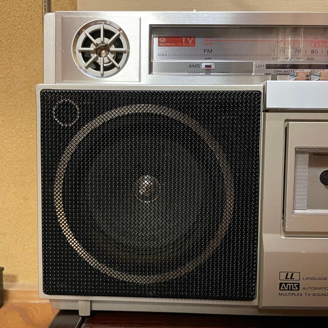 SONY／ソニー／ラジカセ／CFS-V3／メンテナンス済み／メンテセット付属