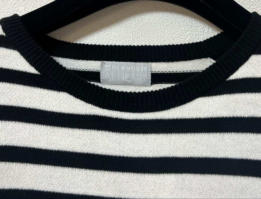 THE NEWHOUSE AT HEART ボーダー ニット