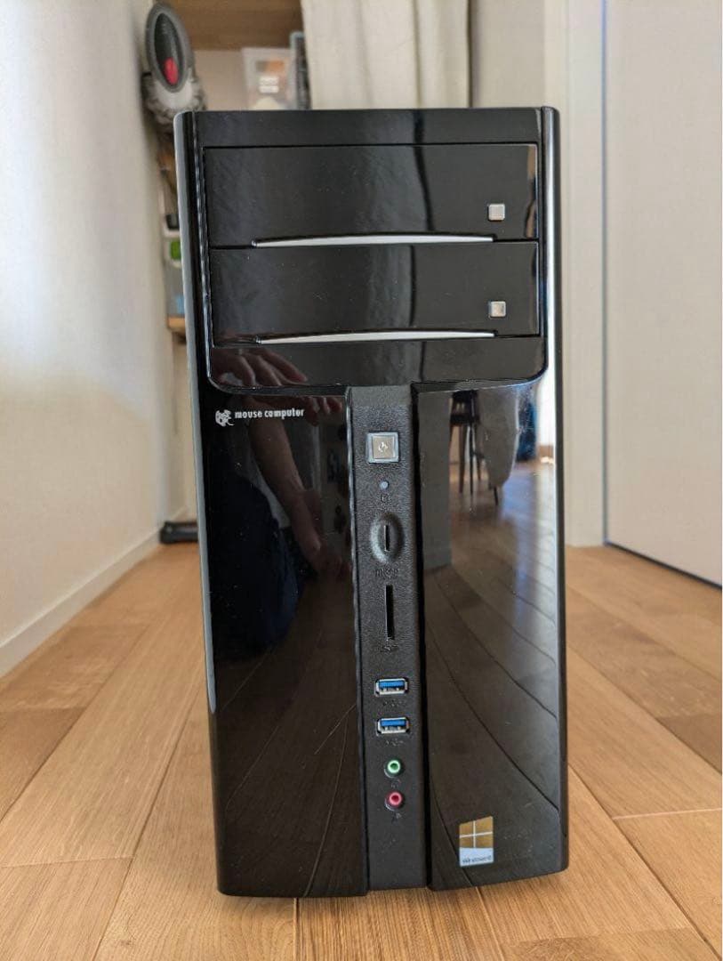 windows10 pro 64bit版デスクトップPC 黒