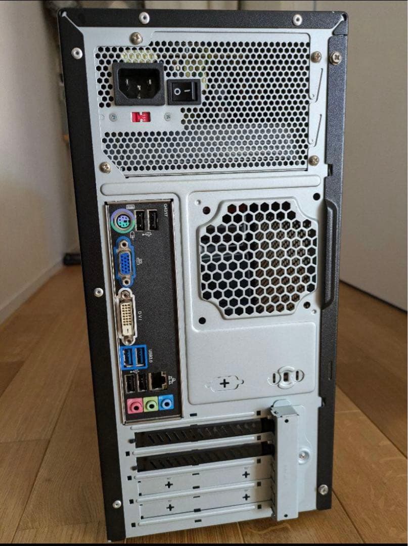 windows10 pro 64bit版デスクトップPC 黒