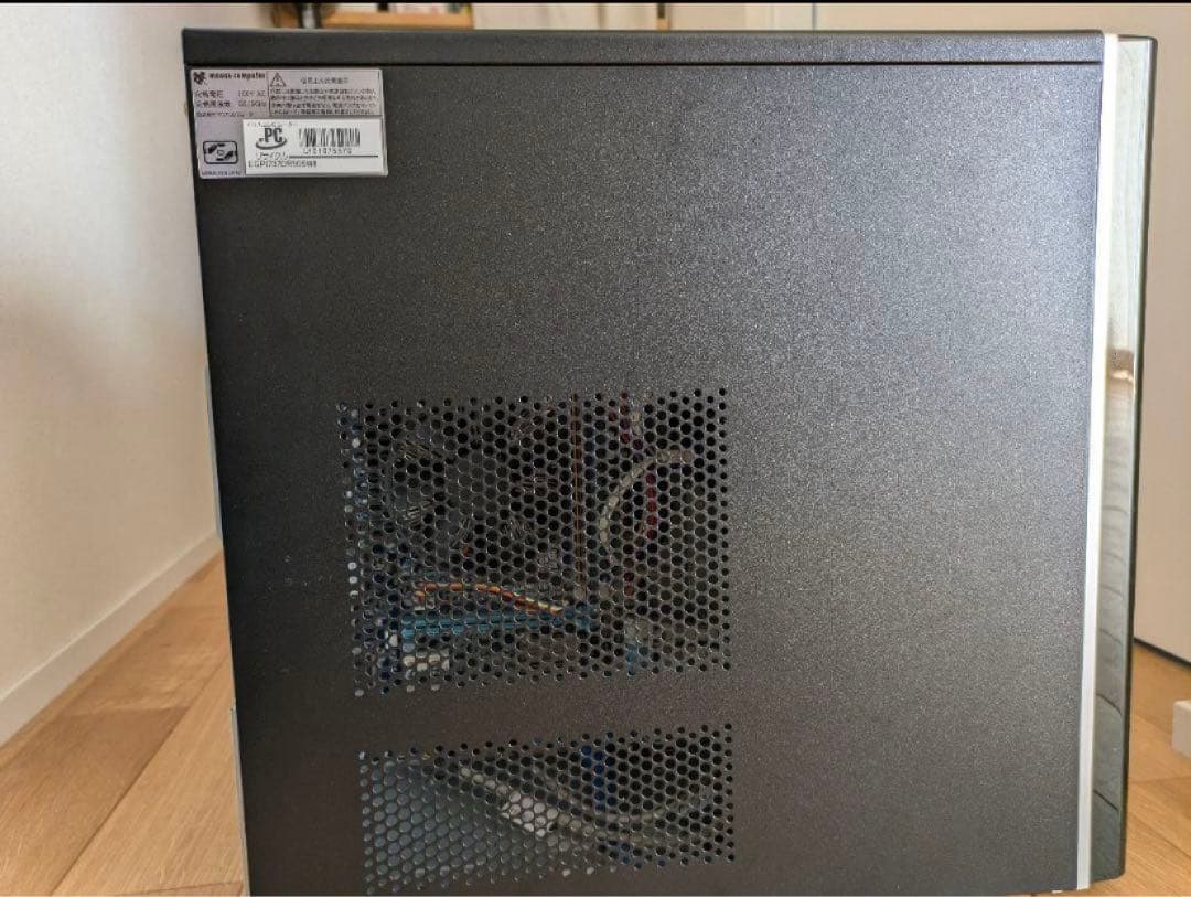 windows10 pro 64bit版デスクトップPC 黒