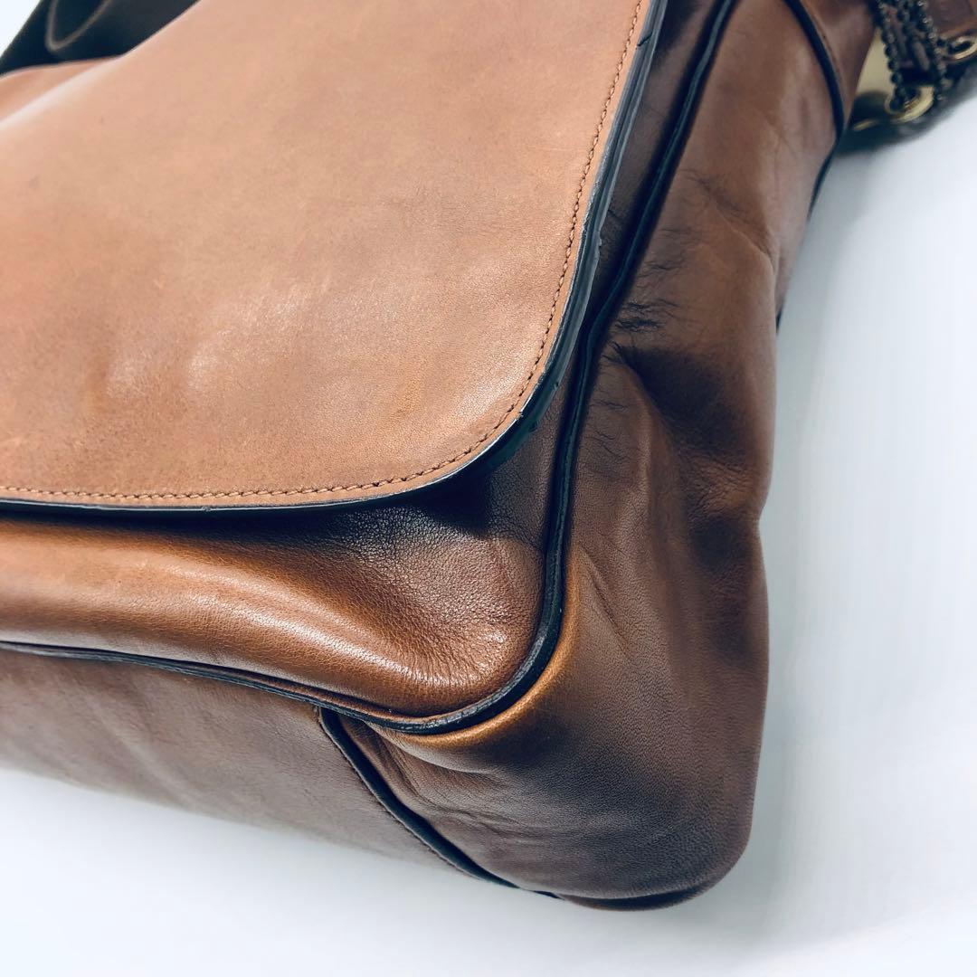 COACH メッセンジャーバッグ　 70486 本革　レザー　ブラウン　良品