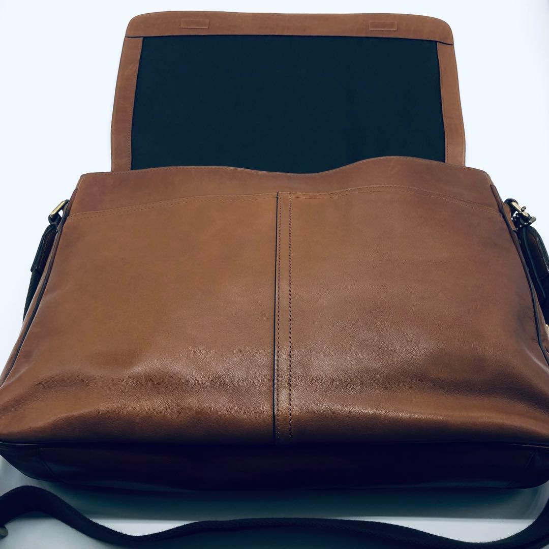 COACH メッセンジャーバッグ　 70486 本革　レザー　ブラウン　良品