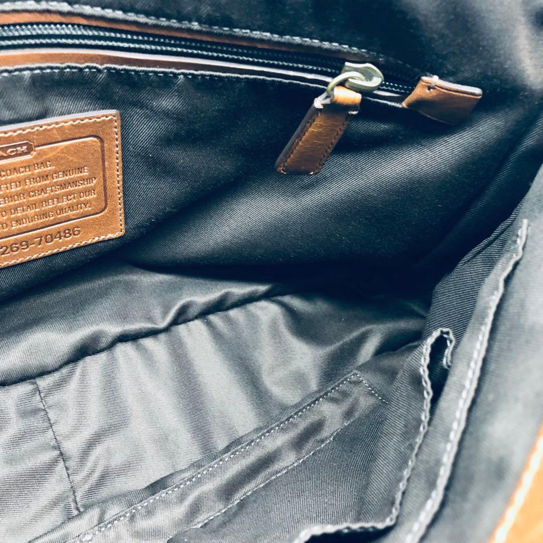 COACH メッセンジャーバッグ　 70486 本革　レザー　ブラウン　良品