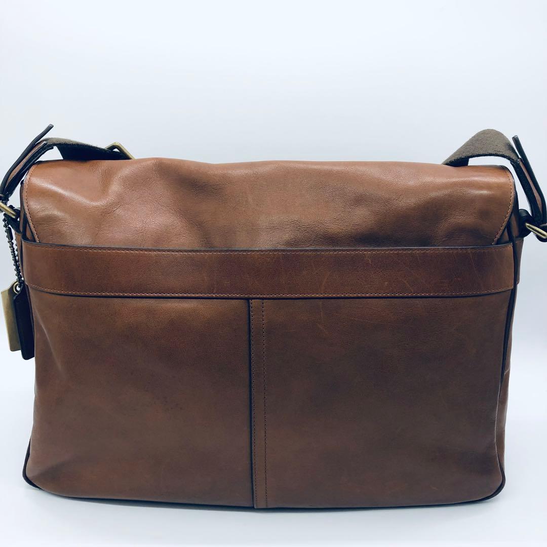COACH メッセンジャーバッグ　 70486 本革　レザー　ブラウン　良品