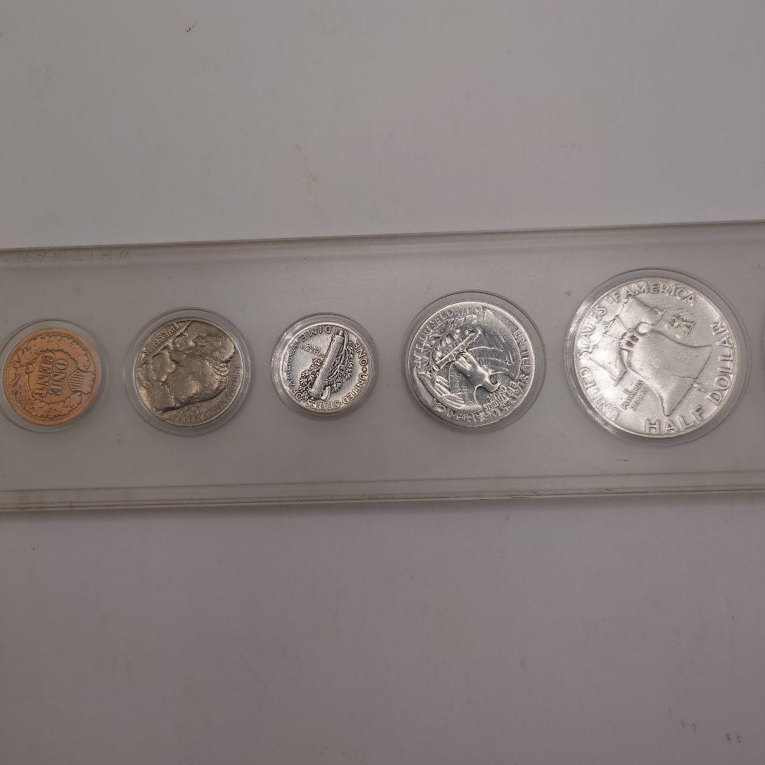 アメリカ リバティ 銀貨4枚 モルガンダラー 6枚セット ia1904