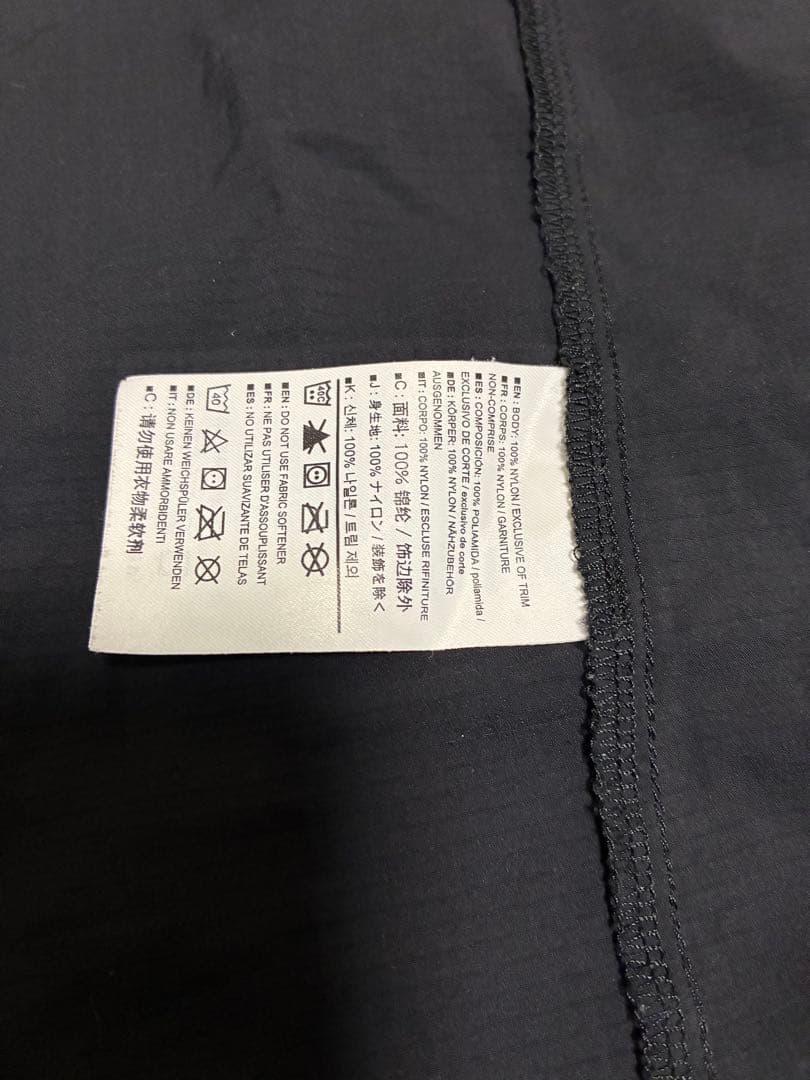 ARC'TERYX ブラック スコーミッシュフーディー　正規品