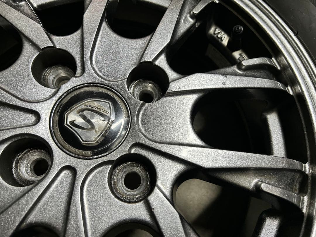 8分山！ブリヂストン　スタッドレスタイヤ155/65R14 軽自動車用4本セット