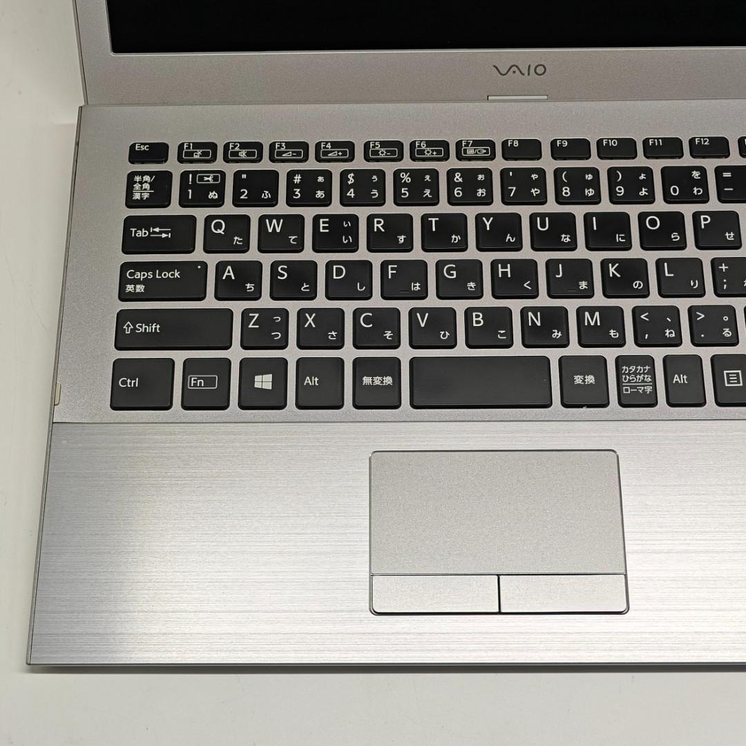 【VAIO】VJS 高性能i7 SSD256GB 8GB シルバー ノートPC