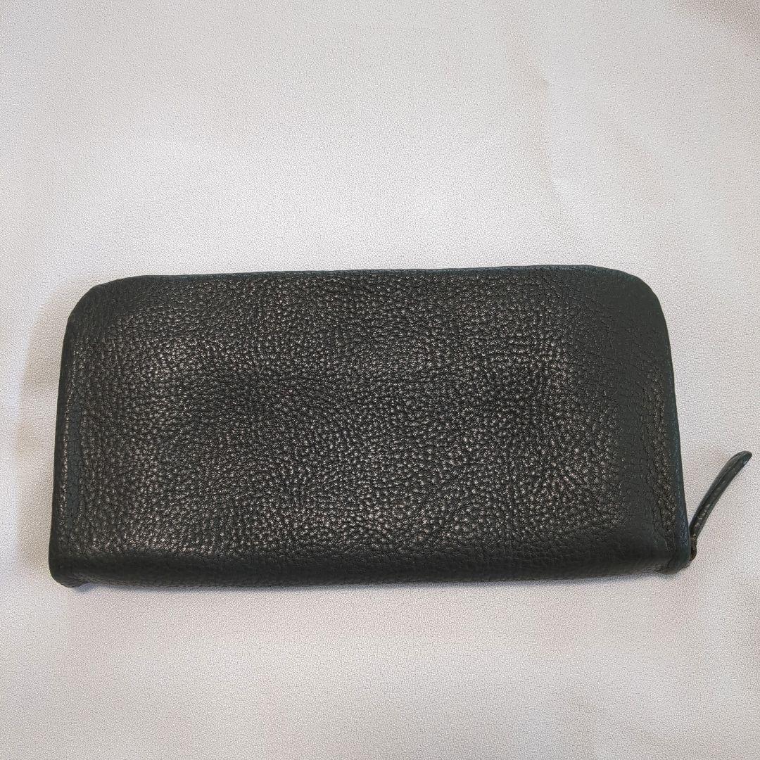 土屋鞄│トーンオイルヌメ クッションファスナー 長財布 グレー系 レザー