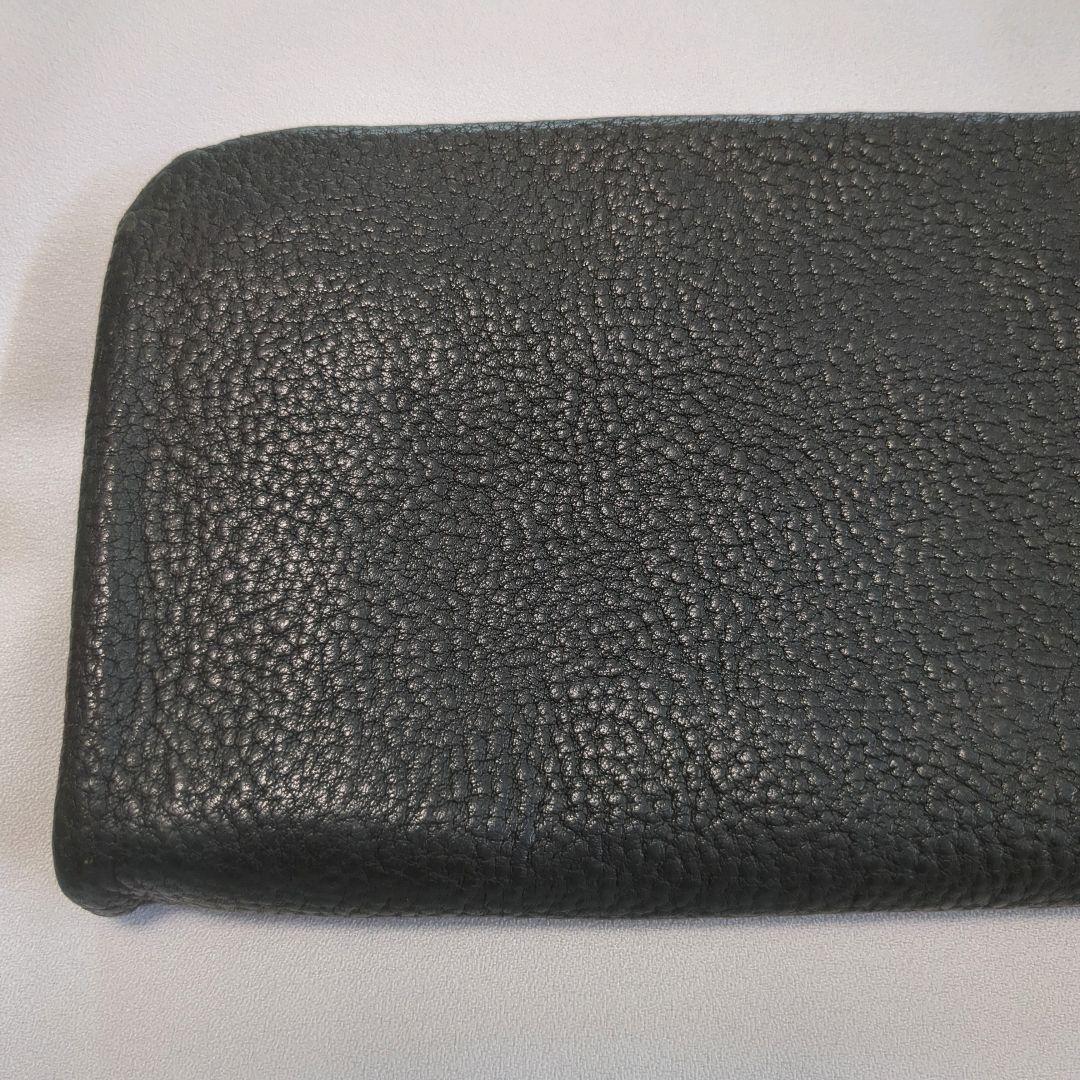 土屋鞄│トーンオイルヌメ クッションファスナー 長財布 グレー系 レザー