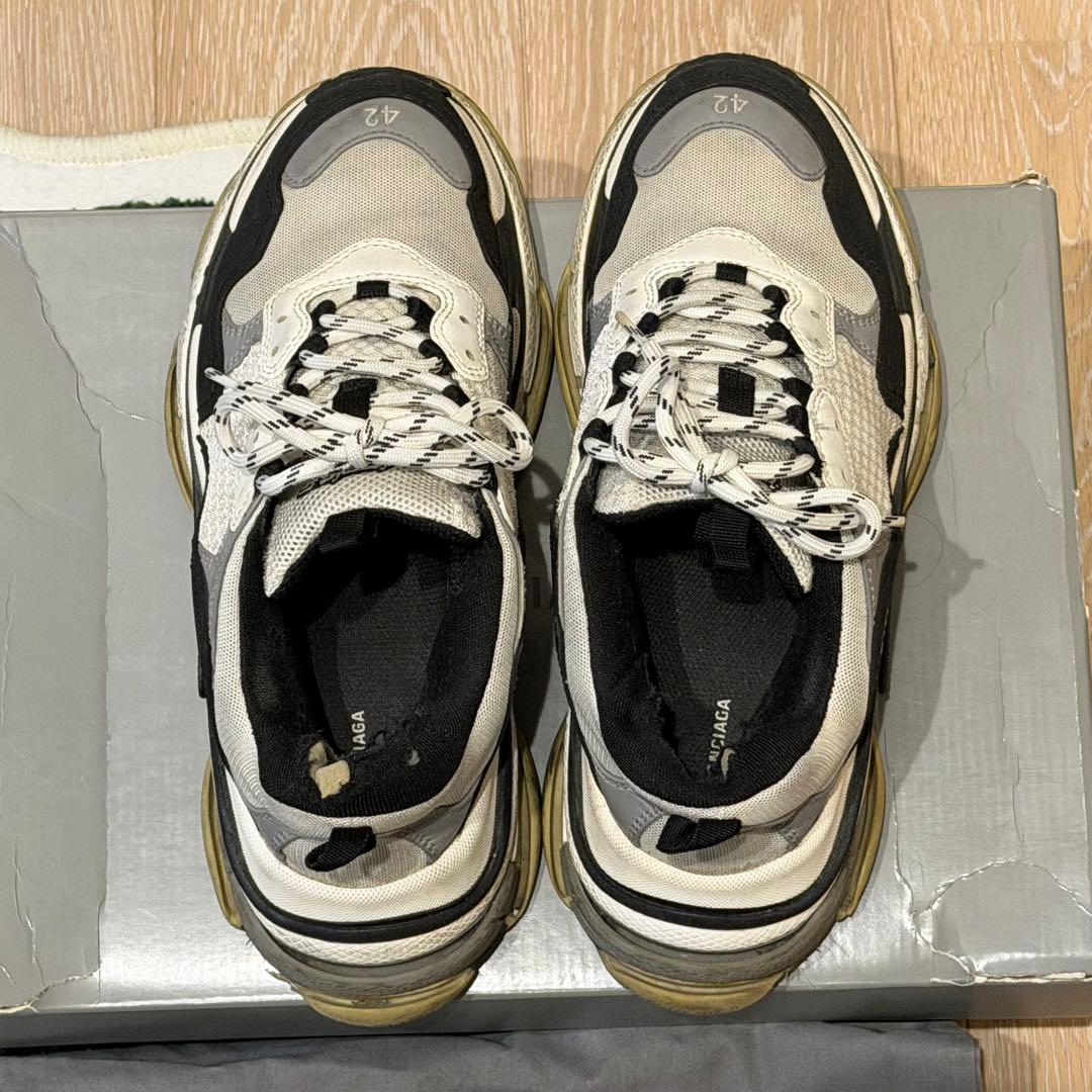 【レア】BALENCIAGA tripleS 42 パンダカラー