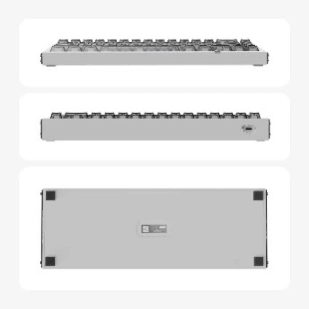 キーボード MelGeek REAL67 Calcium-Gray