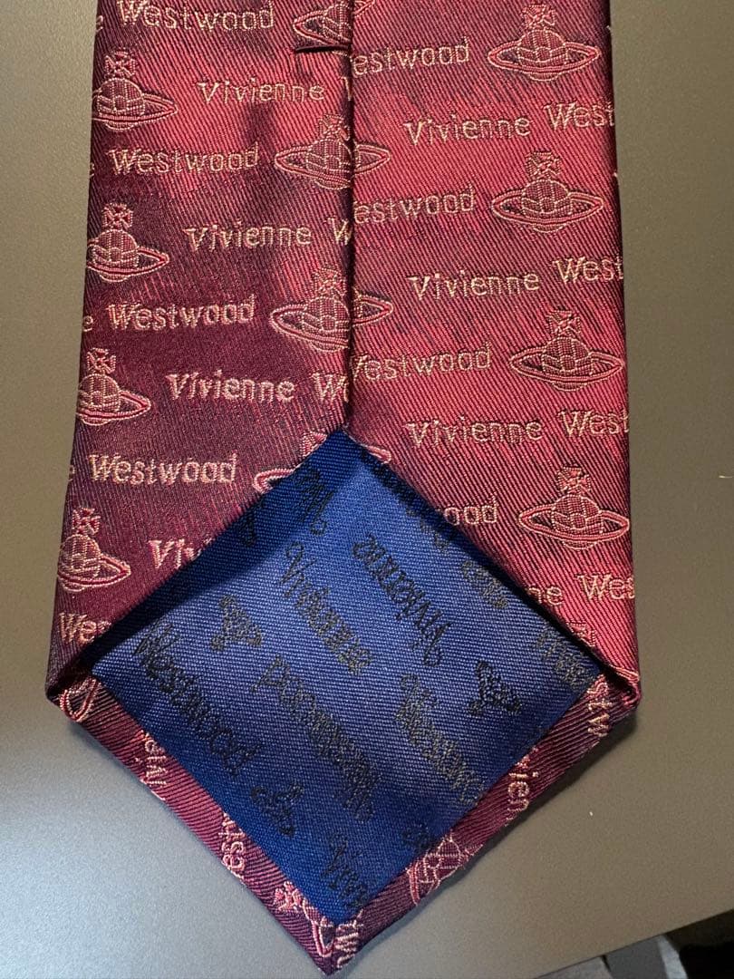 美品✨　Vivienne Westwood ヴィヴィアン　ネクタイ　ボルドー