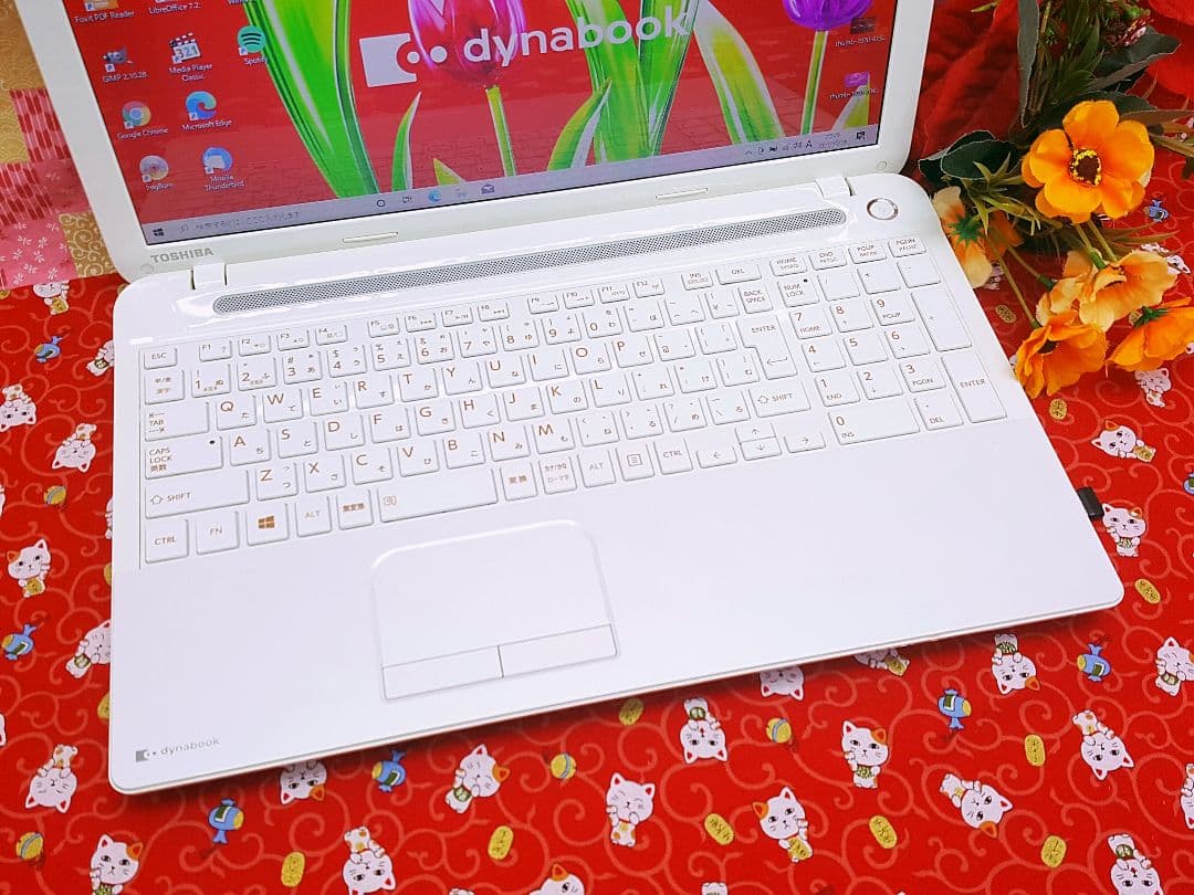 美品/格安/大容量/ホワイト東芝/最新Win10搭載！便利なソフト多数/カメラ