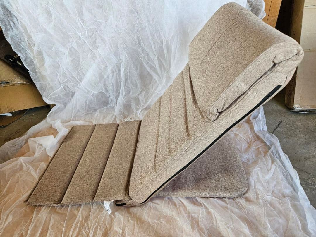 2個セット　いつでもどこでも背もたれ座椅子　BE色