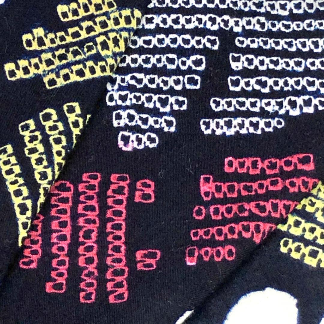 ☆ 夏着物 浴衣 有松鳴海本絞り 花柄模様 濃紺色 K-5090