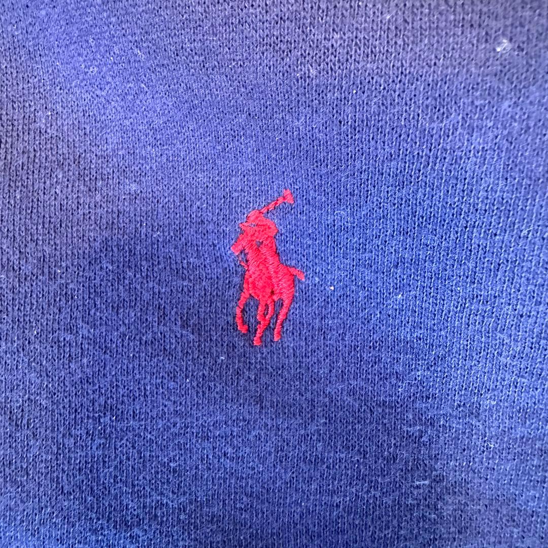 90s Polo by Ralph Lauren 茄子紺色 スウェット M
