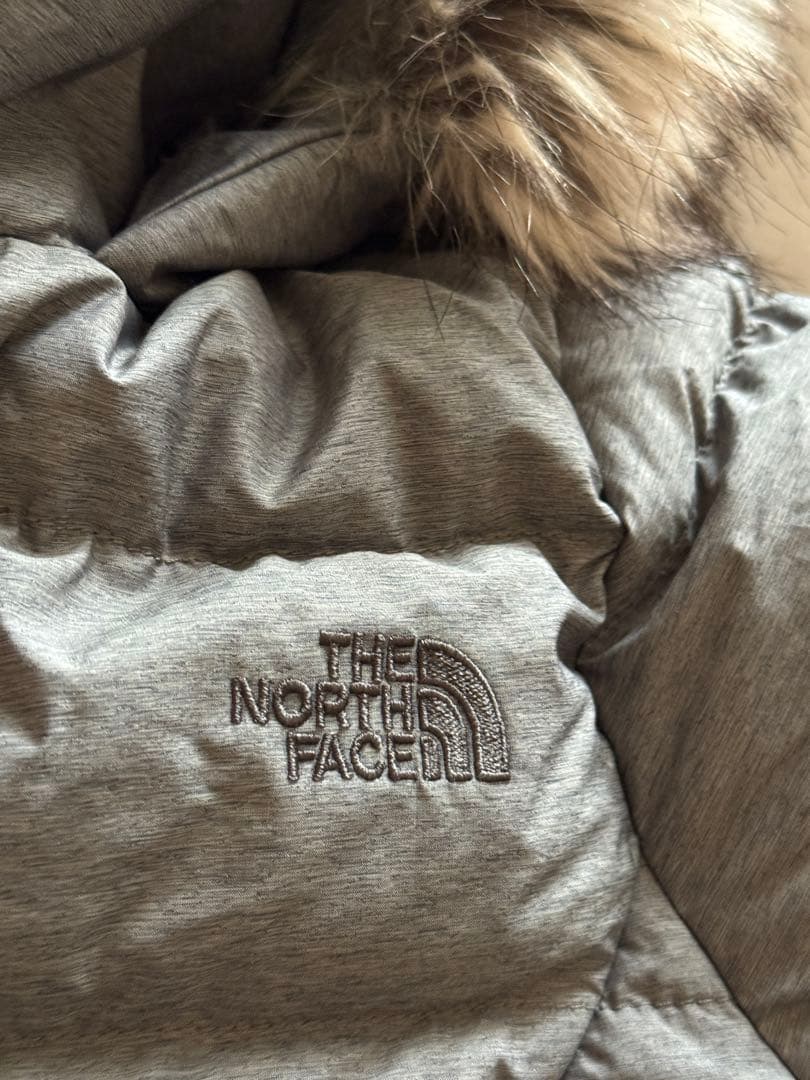 THE NORTH FACE ノースフェイス グレー ダウンジャケット XS