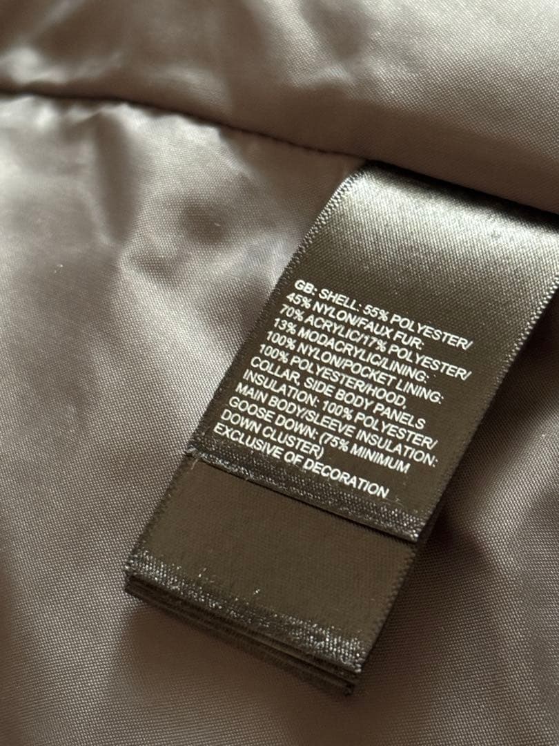 THE NORTH FACE ノースフェイス グレー ダウンジャケット XS