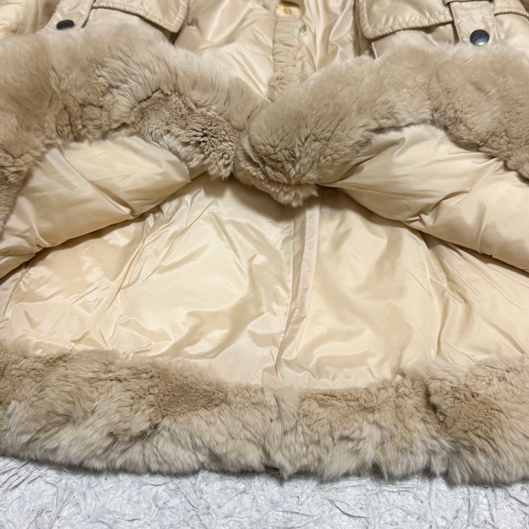 ラビットファー/美品✨マックスマーラ ウィークエンド ダウンコート ロング 40