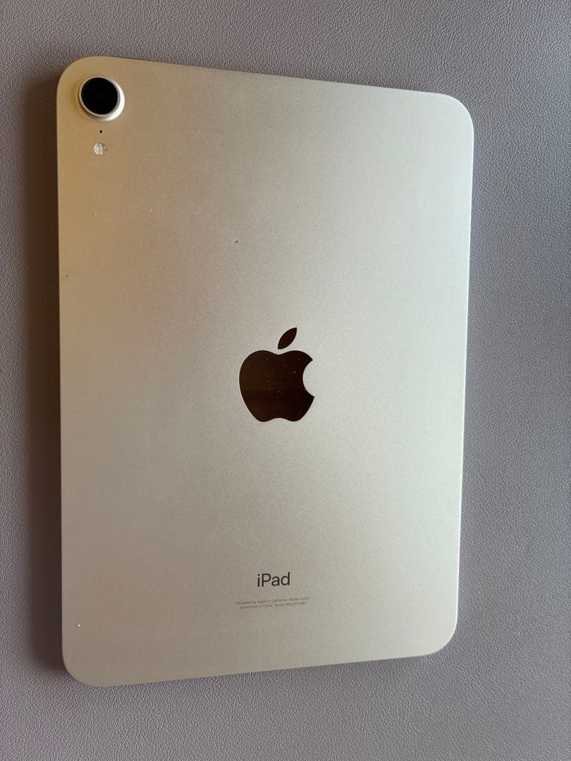 ipad mini 第6世代 64GB wifi スターライト 美品 ケース付