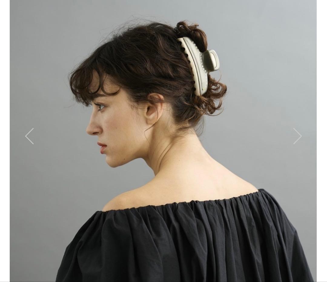 ネイビー アレクサンドルドゥパリ　ヴァンドーム　L ヘアクリップ