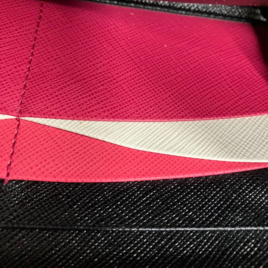 激安！超美品　PRADA ブラック 長財布 サフィアーノレザー