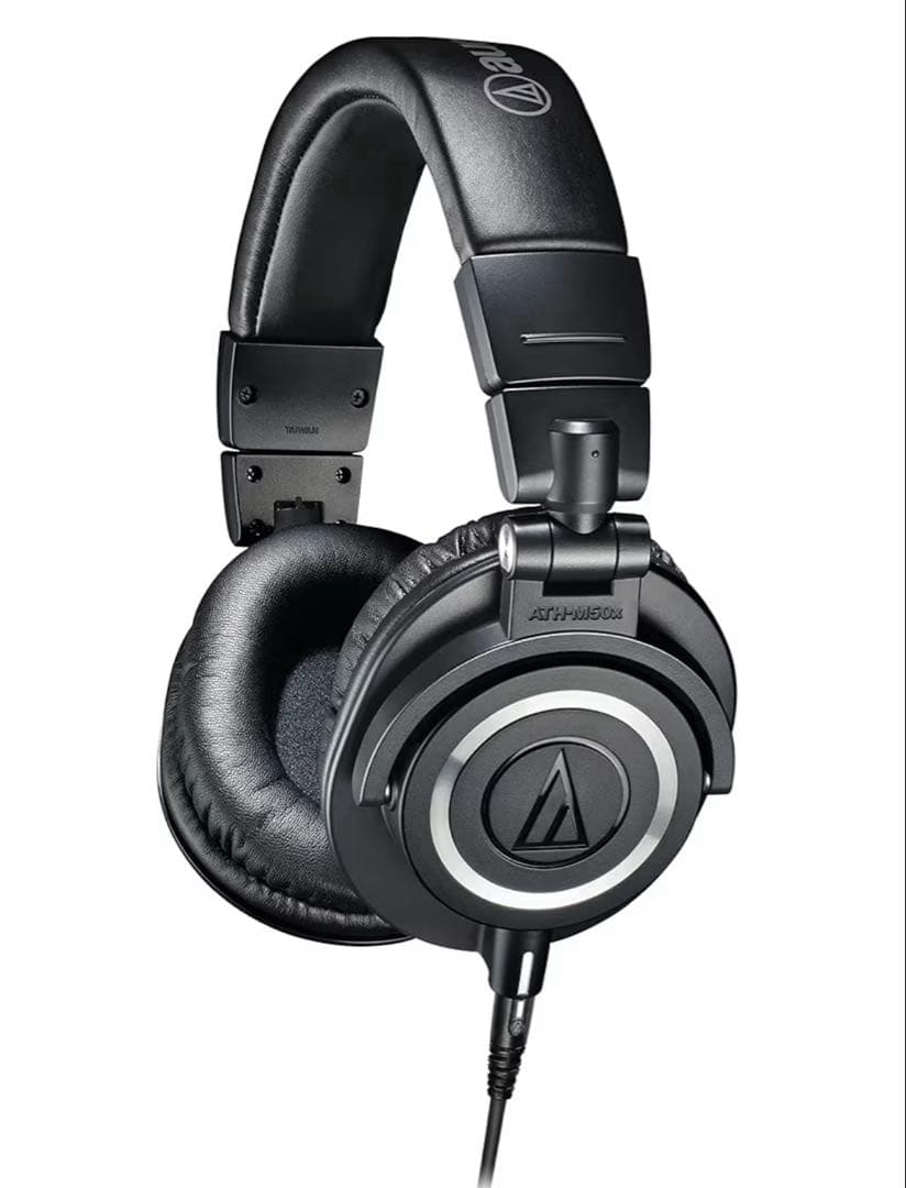 オーディオテクニカ ATH-M50x モニターヘッドホン 有線 DTM ブラック