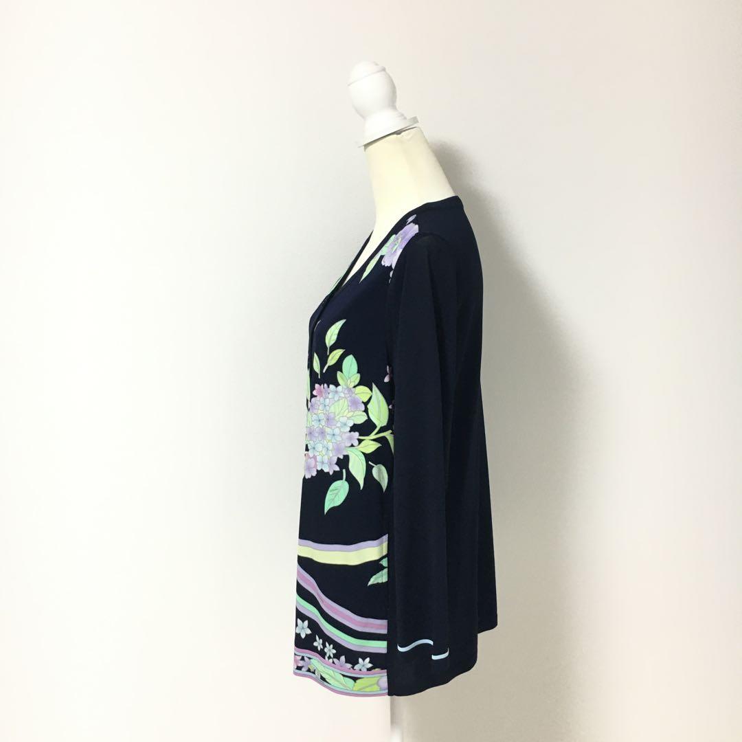 新品同様　LEONARD レオナール　カンカン　ロング　カーディガン 42