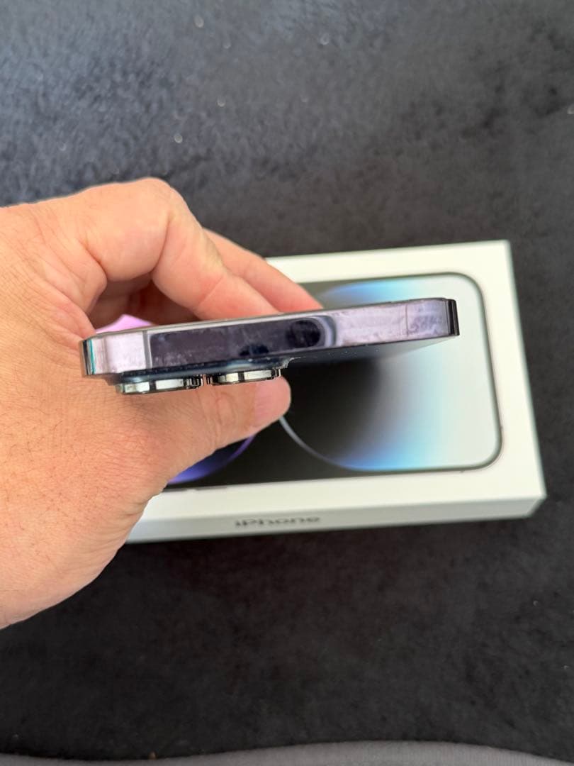 【バッテリー98%】iPhone14 proMax 256GB ディープパープル