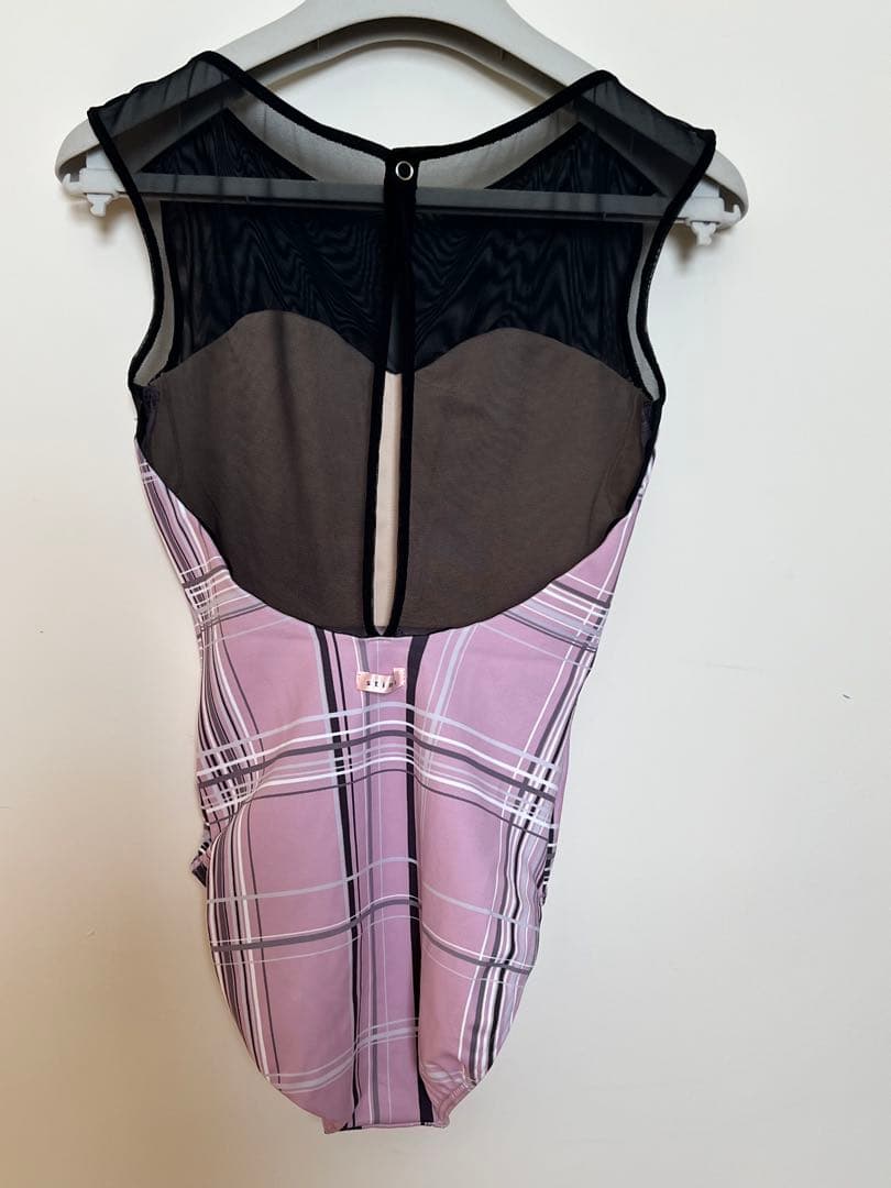 stina チェック柄 バレエレオタード