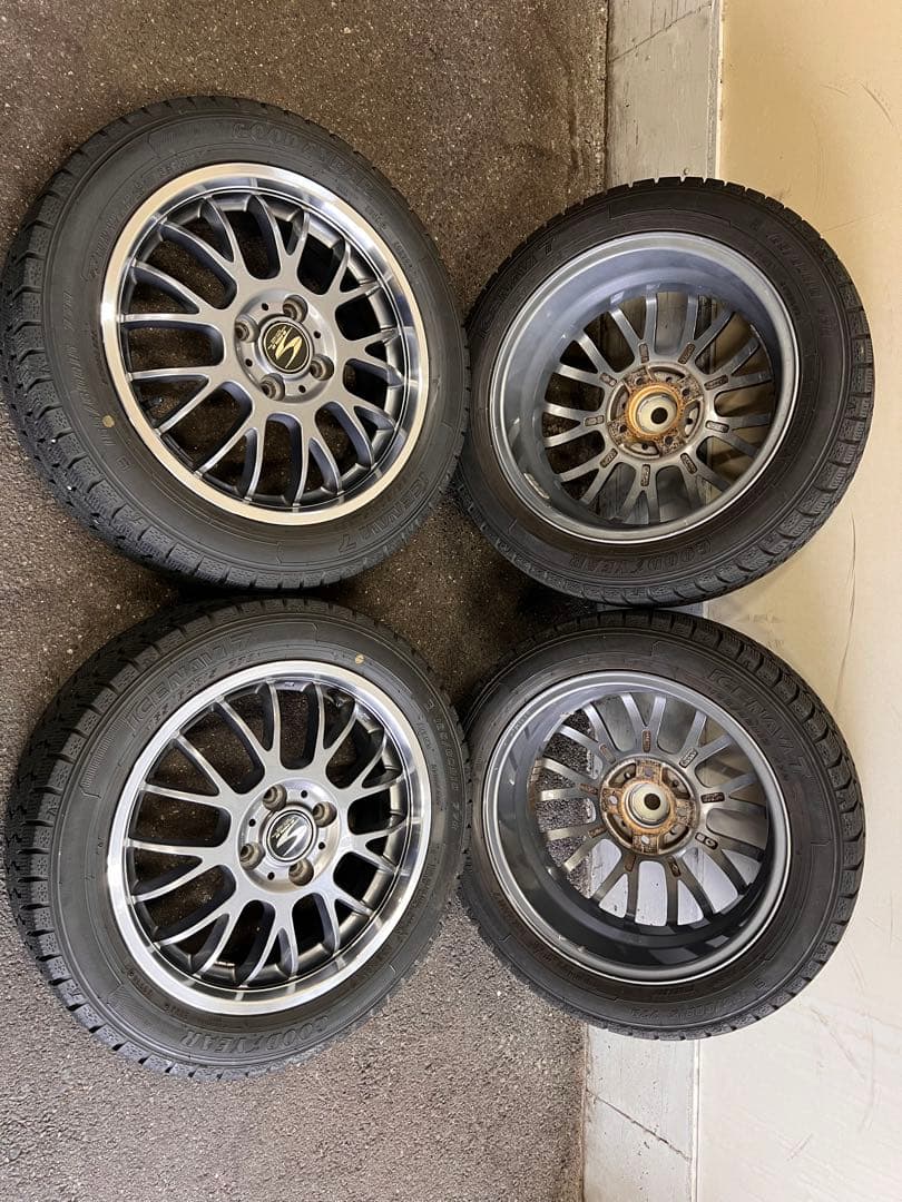 スタッドレスアルミ（S-HOLD）4本セット！165/60R15 アイスナビ7