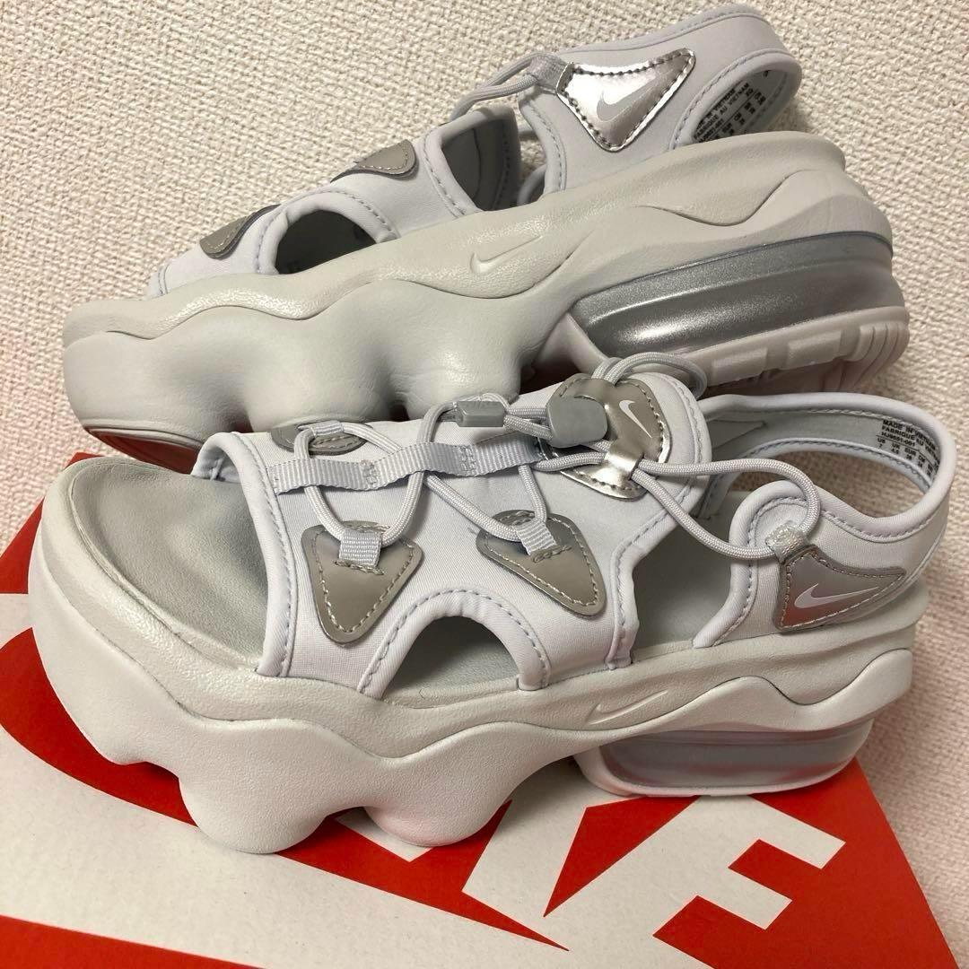 24cm ナイキ　エアマックスココ　グレー シルバーHJ9651-001