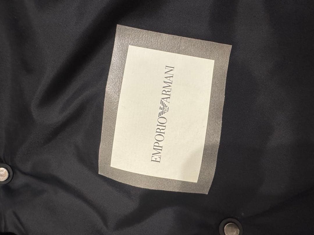 EMPORIOARMANI エンポリオアルマーニフード付きブラックジャケット