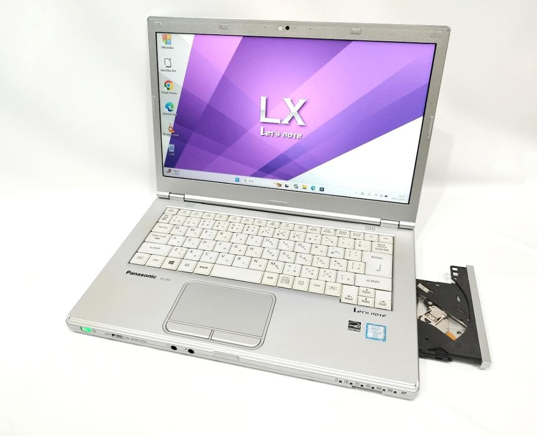 Windowsノート本体 14FHD Panasonic CF-LX5ADHVS I5 6300U DVD