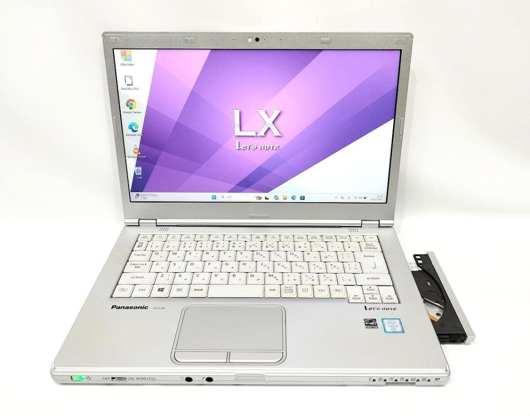 Windowsノート本体 14FHD Panasonic CF-LX5ADHVS I5 6300U DVD