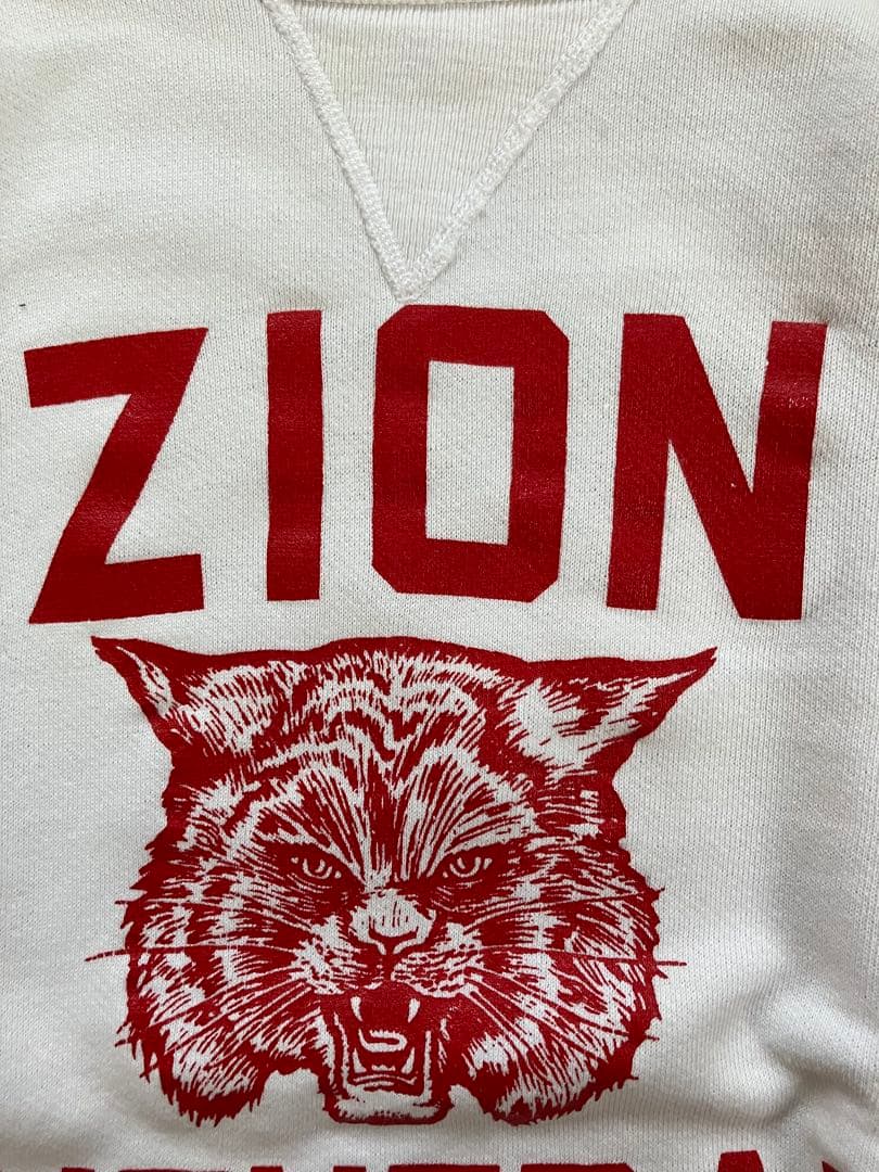 Vintage 50's〜60's Russell 半袖スウェット前V カレッジ