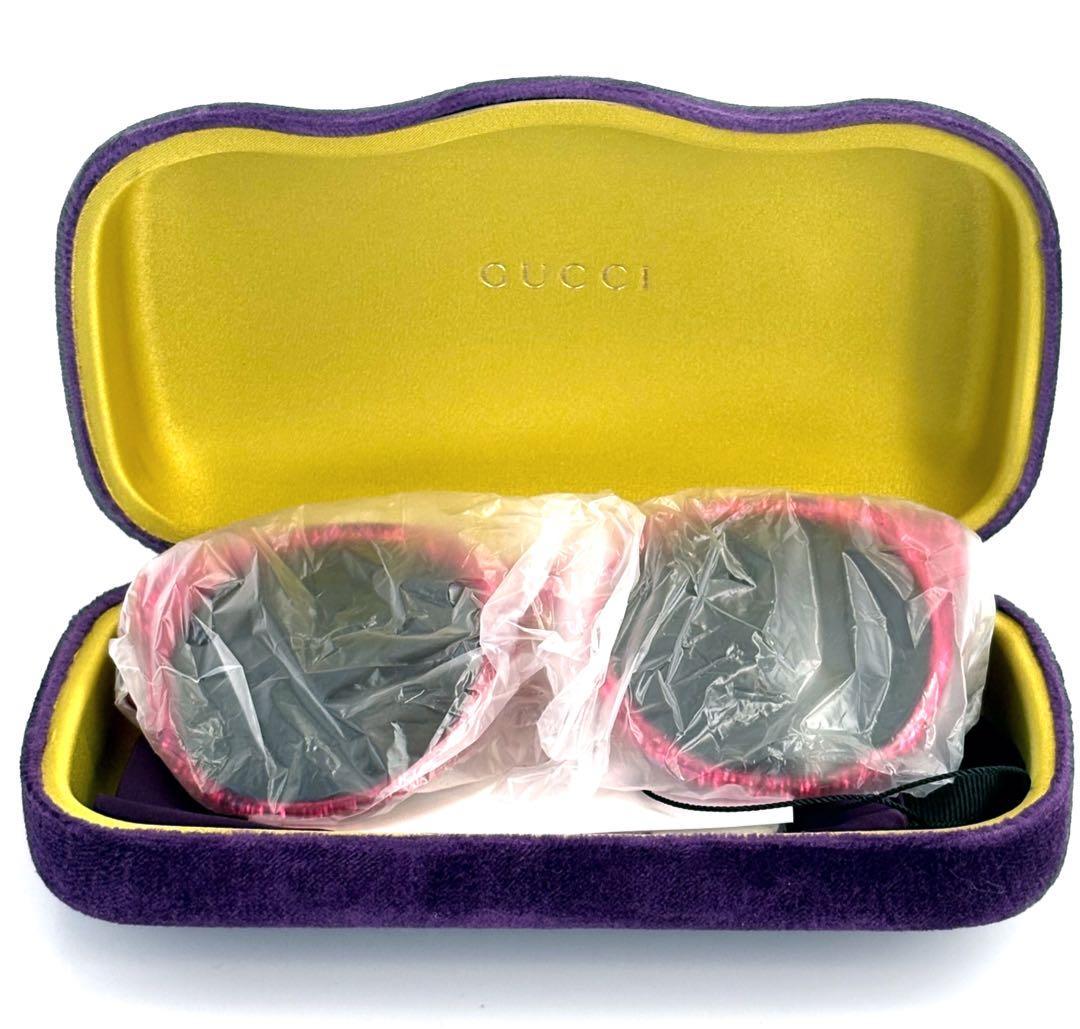 ✨未使用品✨GUCCI グッチ　サングラス　GG0035SA 005 ピンクラメ