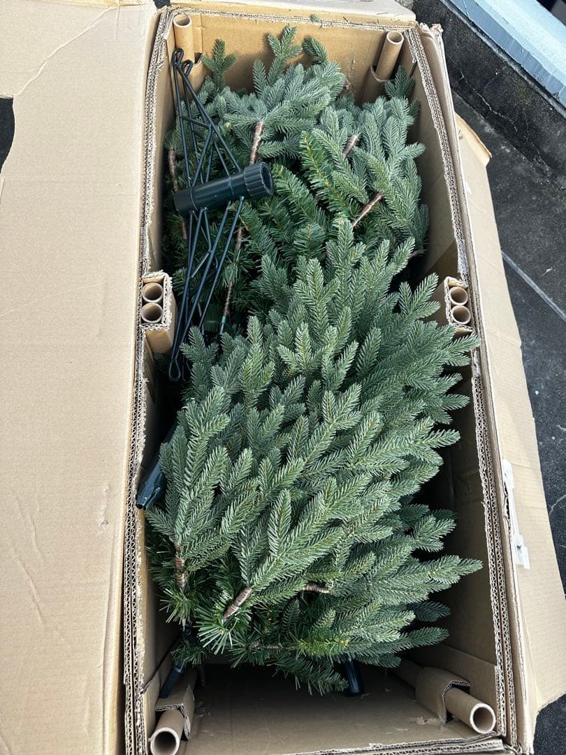 コストコ　200cm 緑色クリスマスツリー