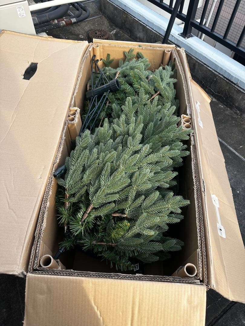 コストコ　200cm 緑色クリスマスツリー