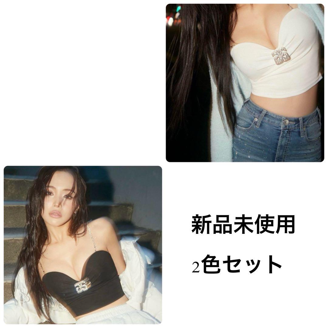 GYDA 【せいせいコラボ】GS lストーンストラップビスチェ