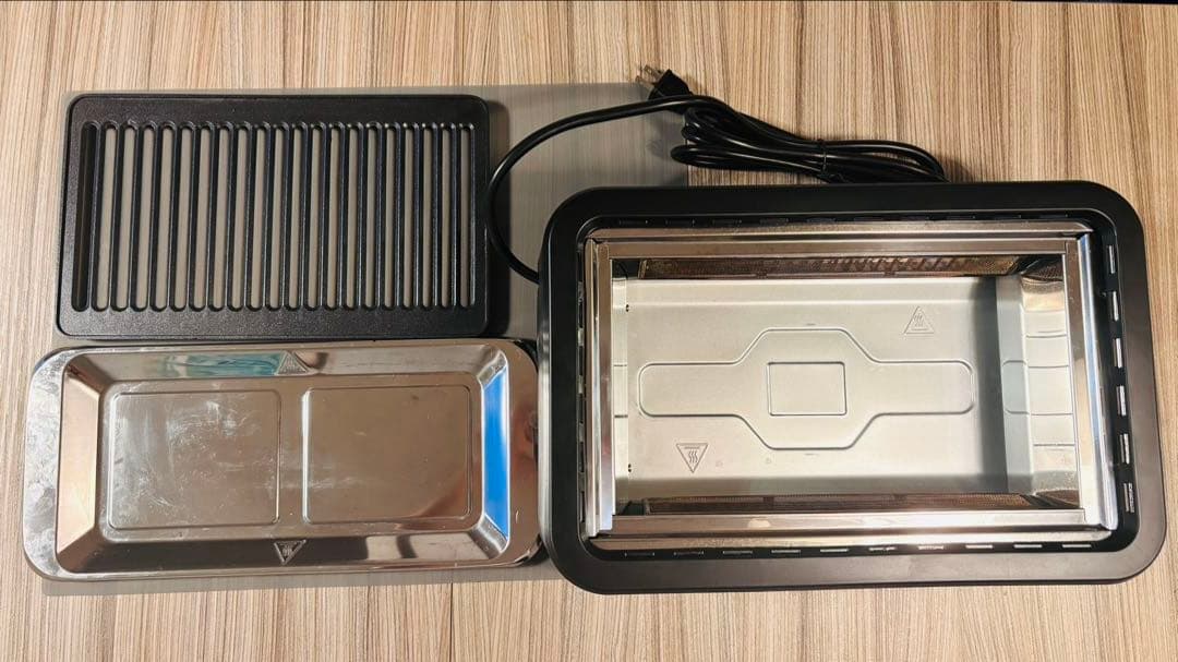 【超美品:1回使用のみ】超少煙グリル GLAMP （グランプ）とシリコンマット