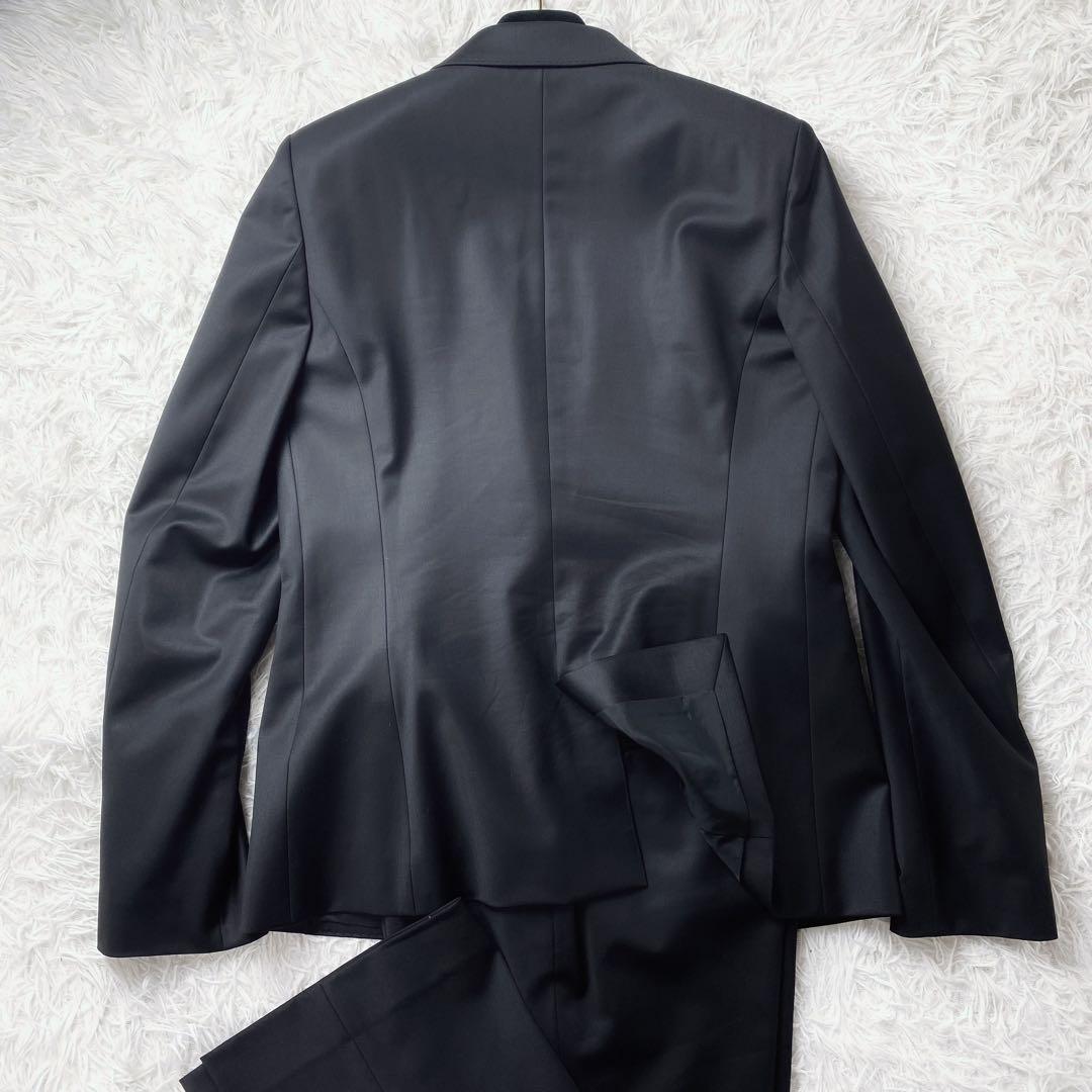 ★希少サイズ美品　iCB complete　パンツスーツ　セットアップ　黒　XL