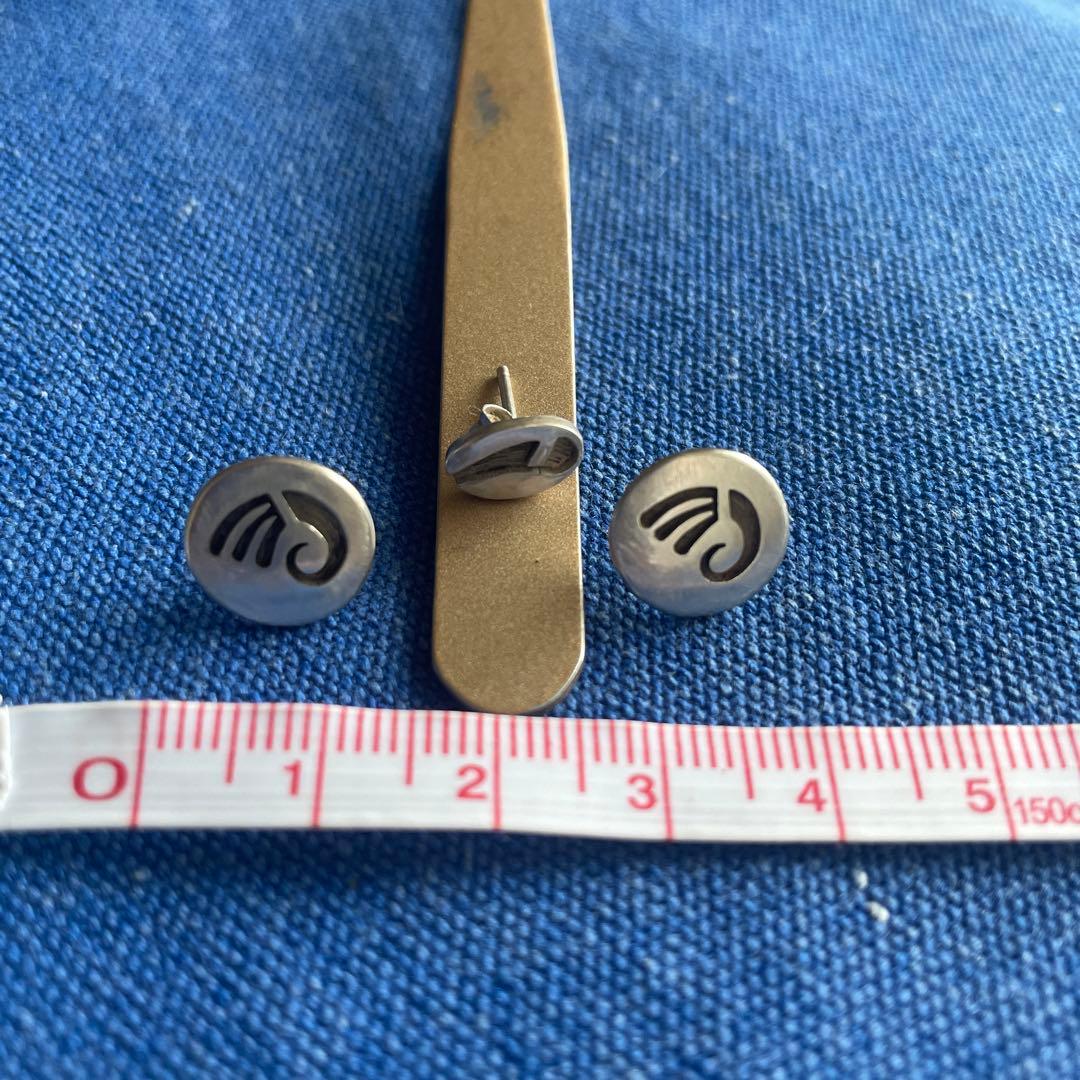 ホピ族　シルバー　ピアス3個