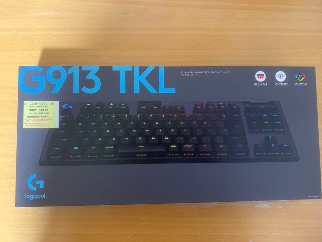 Logicool G テンキーレス ワイヤレス G913 TKL リニア 静音