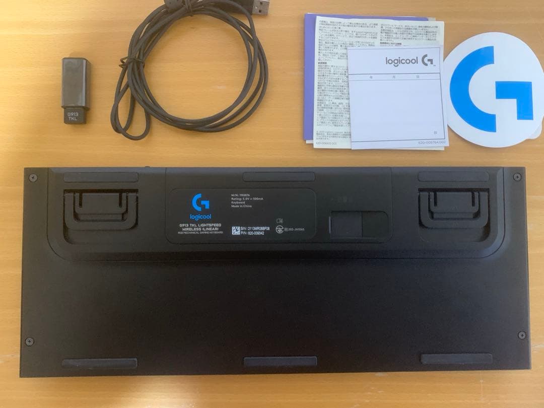 Logicool G テンキーレス ワイヤレス G913 TKL リニア 静音